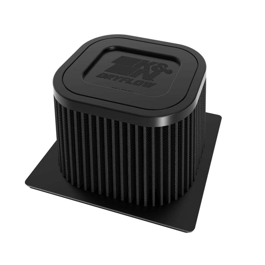 K And N Engineering Air Filter Element - Dryflow - Rectangle - 10.938 x 9.938 in - 6.875 in Tall - Cotton / Synthetic