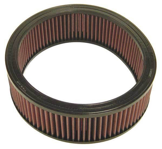 K And N Engineering Air Filter Element - 11 in Diameter - 3.5 in Tall - Reusable Cotton - Red - Chevy / Dodge /