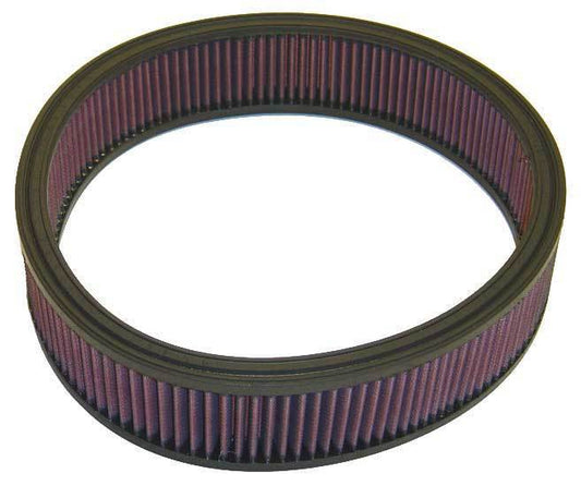 K And N Engineering Air Filter Element - 12.5 in Diameter - 2.75 in Tall - Reusable Cotton - Red - Mopar 1968-89 - Each