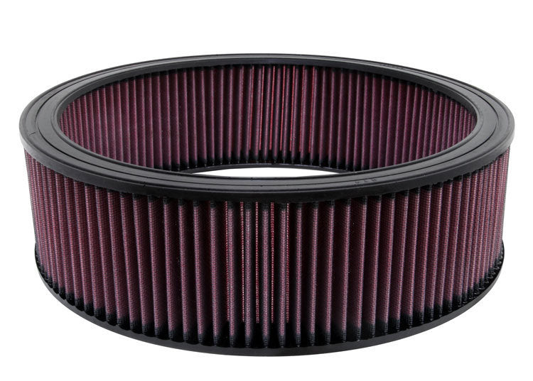 K And N Engineering Air Filter Element - 13.75 in Diameter - 4.031 in Tall - Reusable Cotton - Red - GM 1978-96 - Each