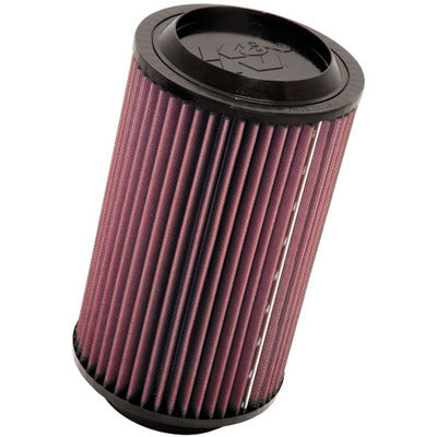 K And N Engineering Air Filter Element - 6.063 in Diameter - 9.5 in Tall - Reusable Cotton - Red - GM Fullsize SUV /