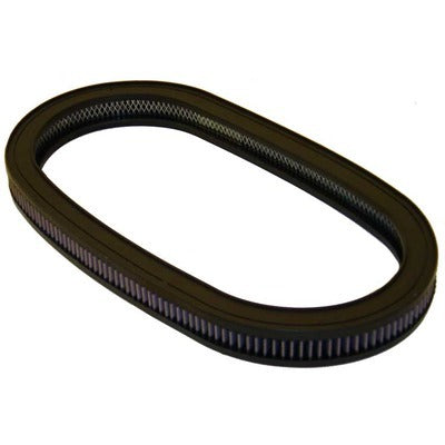 K And N Engineering Air Filter Element - Oval - 20.813 x 9.5 in - 1.813 in Tall - Wire Mesh Included - Reusable Cotton