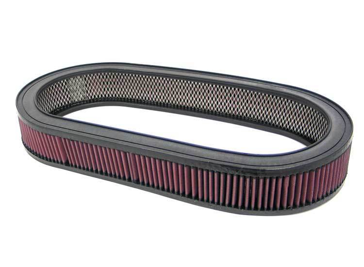 K And N Engineering Air Filter Element - Oval - 20.813 x 9.5 in - 3 in Tall - Wire Mesh Included - Reusable Cotton -