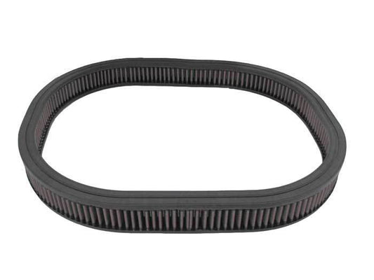 K And N Engineering Air Filter Element - Oval - 19.75 x 15.75 in - 2 in Tall - Reusable Cotton - Red - Dodge /