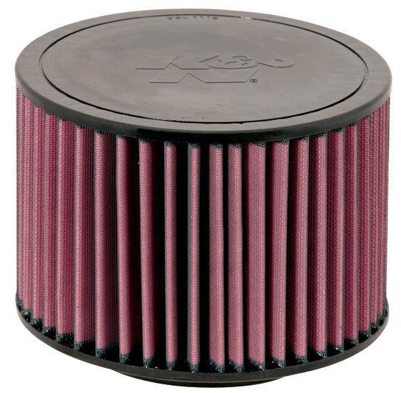 K And N Engineering Air Filter Element - Round - 8.625 in Diameter - 6 in Tall - Reusable Cotton - Red - Toyota Hilux