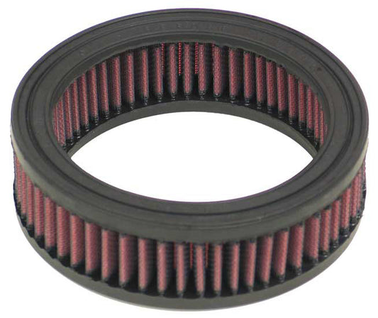 K And N Engineering Air Filter Element - Round - 6.063 in Diameter - 1.875 in Tall - Reusable Cotton - Red - Various