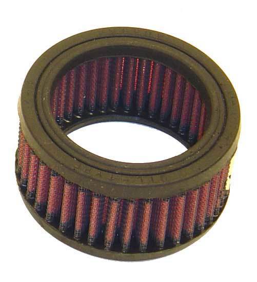 K And N Engineering Air Filter Element - 3.875 in Diameter - 2 in Tall - Reusable Cotton - Red - Universal - Each
