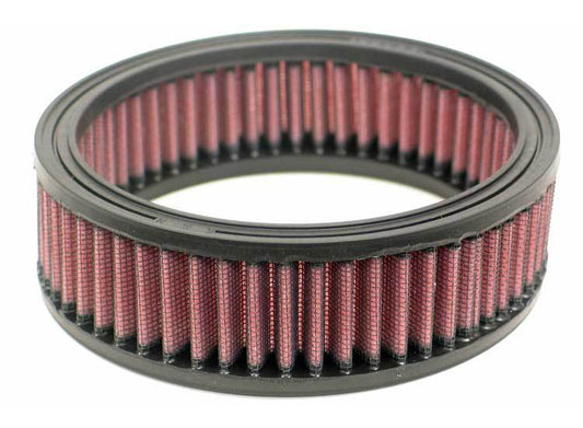 K And N Engineering Air Filter Element - Round - 5.875 in Diameter - 1.813 in Tall - Reusable Cotton - Red - Universal