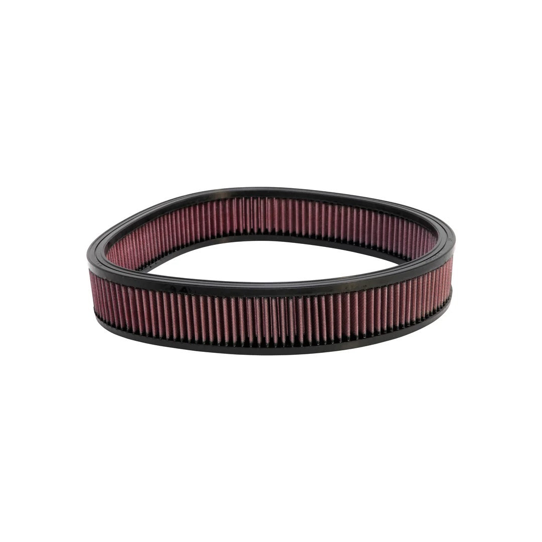 K And N Engineering Air Filter Element - 14 in Diameter - 2.5 in Tall - Reusable Cotton - Red - Universal - Each