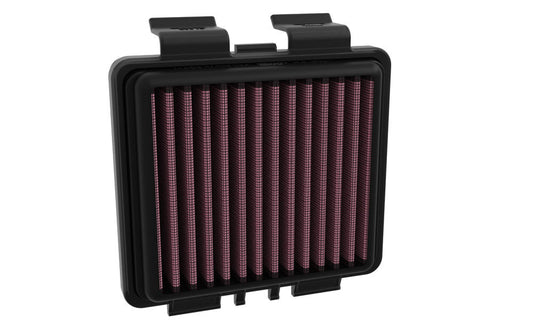 K And N Engineering Air Filter Element - Panel - 5.25 x 4.625 in - 1 in Tall - Reusable Cotton - Red - Honda CRF300L