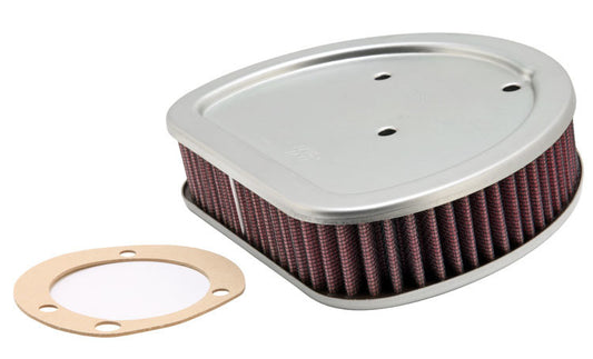 K And N Engineering Air Cleaner Assembly - Powersports Performance - 1.625 in Reusable Filter - Steel - Zinc Oxide -