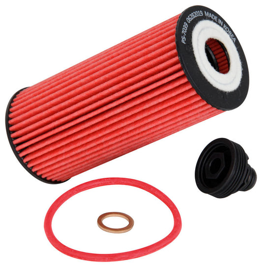 K And N Engineering Oil Filter - Cartridge - 4.938 in Tall - 2.047 in Diameter - Various Applications - Each