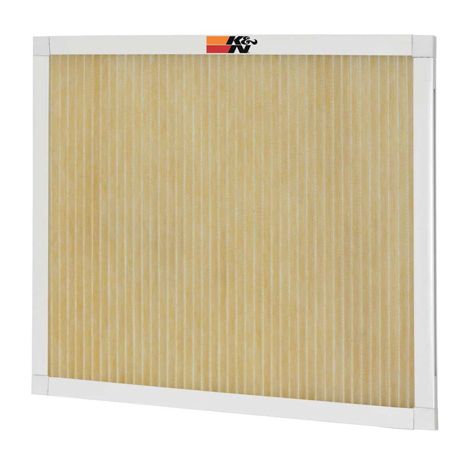 K And N Engineering Air Filter Element - Square - 23.6 x 23.6 in - 0.8 in Tall - Synthetic Reusable - HVAC - Each