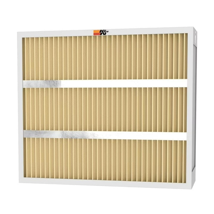 K And N Engineering Air Filter Element - Panel - 24.75 x 19.88 in - 4.38 in Tall - Synthetic Reusable - White - HVAC -