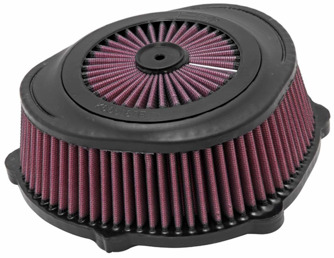K And N Engineering Air Filter Element - Unique - 9.5 in OD Base - 5.5 in OD Top - 3.75 in Tall - Reusable Cotton -