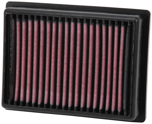 K And N Engineering Air Filter Element - Panel - 7.313 x 5.5 in - 1.625 in Tall - Reusable Cotton - Red - KTM 1290
