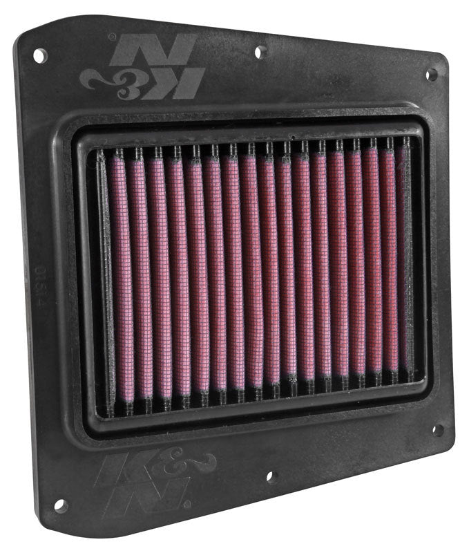 K And N Engineering Air Filter Element - Panel - 7.375 x 7.5 in - 1.313 in Tall - Reusable Cotton - Red - Indian Scout