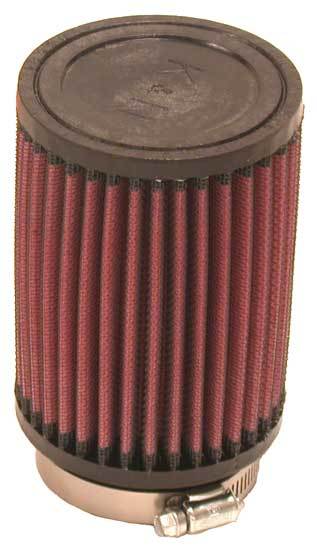 K And N Engineering Air Filter Element - Clamp-On - 3.5 in Diameter - 5 in Tall - 2.5 in Flange - Reusable Cotton -