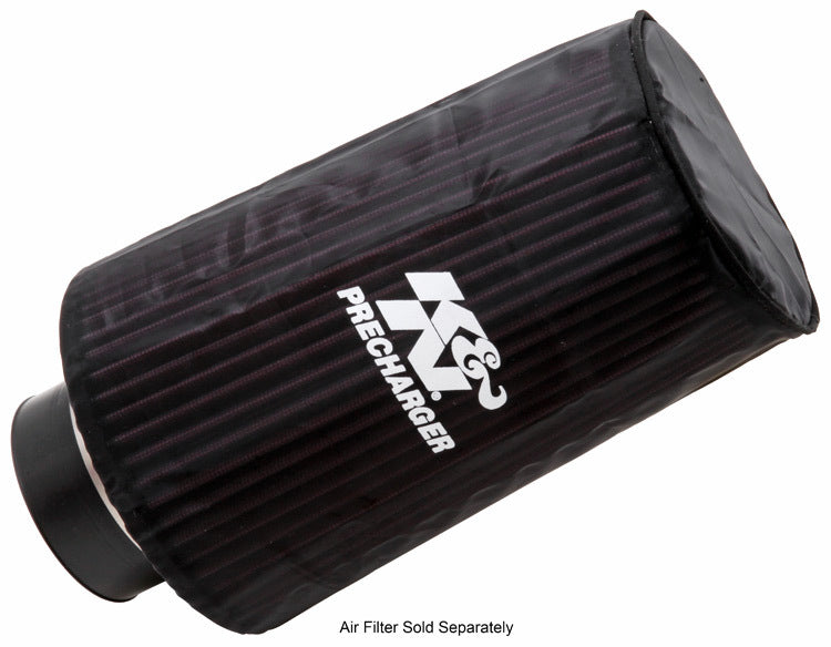 K And N Engineering Air Filter Wrap - Precharger - Reusable - 6 in OD Base - 4.625 in OD Top - 9 in Tall - Polyester -