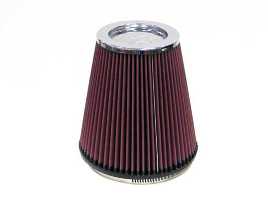 K And N Engineering Air Filter Element - Tapered Round - Clamp-On - 7.5 in Base - 5 in Top - 8 in Tall - 6 in Flange -