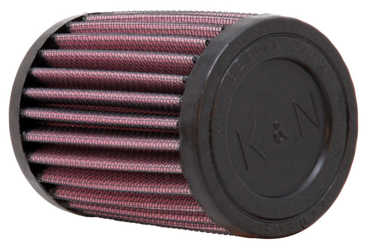 K And N Engineering Air Filter Element - Clamp-On - 3 in Diameter - 4 in Tall - 1.5 in Flange - Reusable Cotton - Red