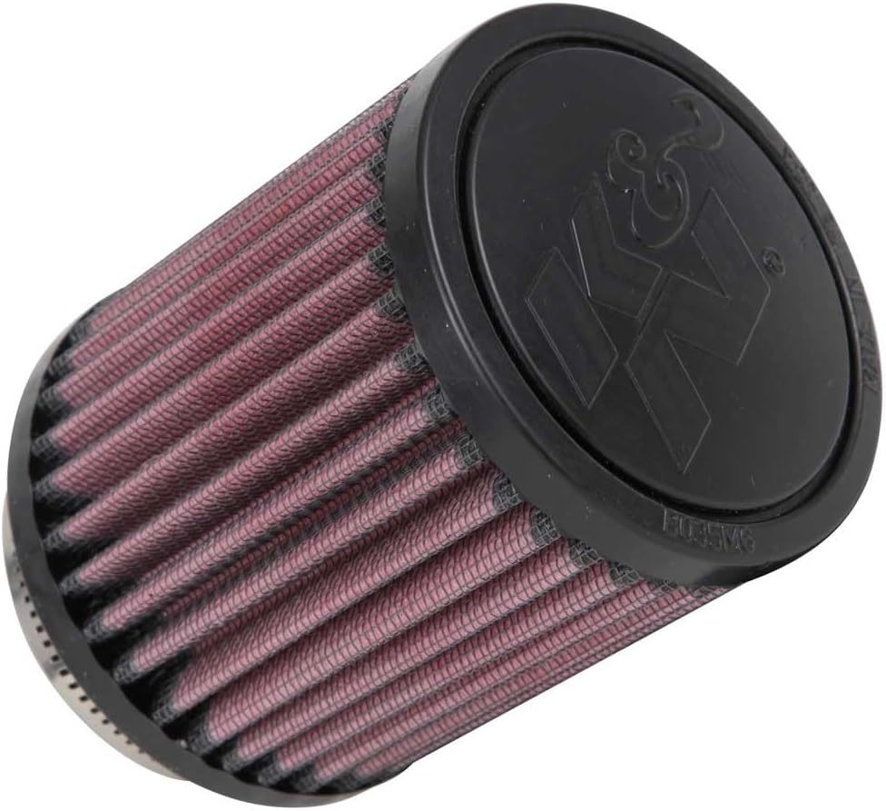 K And N Engineering Air Filter Element - Round - Clamp-On - 3.5 in Diameter - 4 in Tall - 2.438 in Flange - Reusable