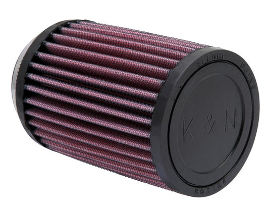 K And N Engineering Air Filter Element - Round - Clamp-On - 3.5 in Diameter - 5 in Tall - 2.438 in Flange - Reusable