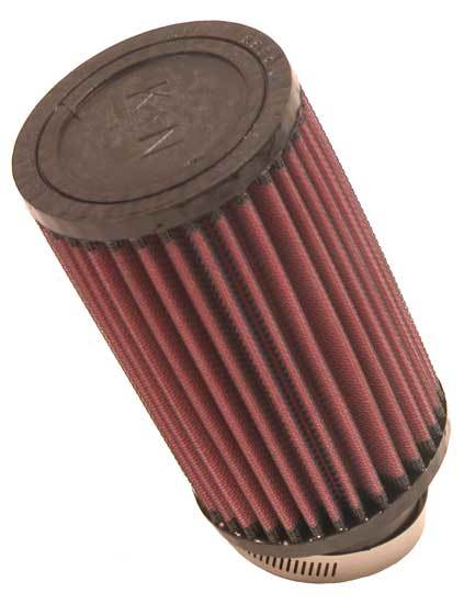 K And N Engineering Air Filter Element - Round - Clamp-On - 3.5 in Diameter - 6 in Tall - 2.25 in Flange - Reusable