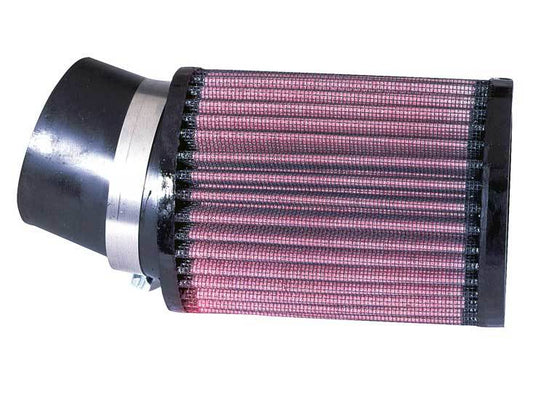 K And N Engineering Air Filter Element - Round - Clamp-On - 3.75 in Diameter - 5 in Tall - 2.438 in Flange - Reusable