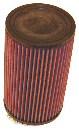 K And N Engineering Air Filter Element - Clamp-On - 5 in Diameter - 8.5 in Tall - 3.5 in Flange - Reusable Cotton -