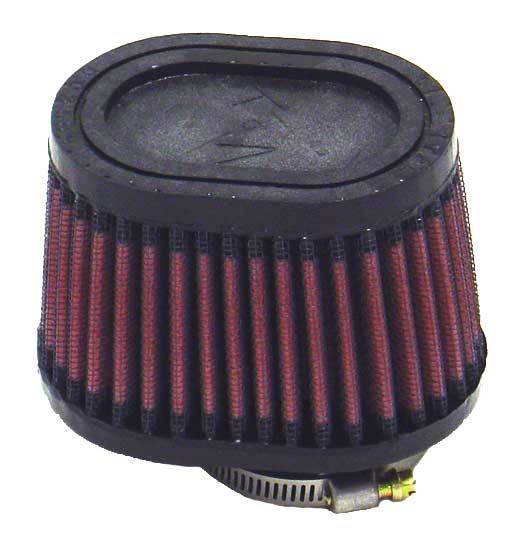 K And N Engineering Air Filter Element - Round - Clamp-On - 4 x 3 in Base - 3.5 x 2.5 in Top - 2.75 in Tall - 1.75 in