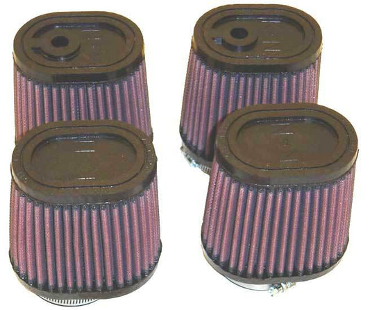 K And N Engineering Air Filter Element - Conical - Clamp-On - 4 x 3 in Base - 3.5 x 2.5 in Top - 4 in Tall - 2.125 in