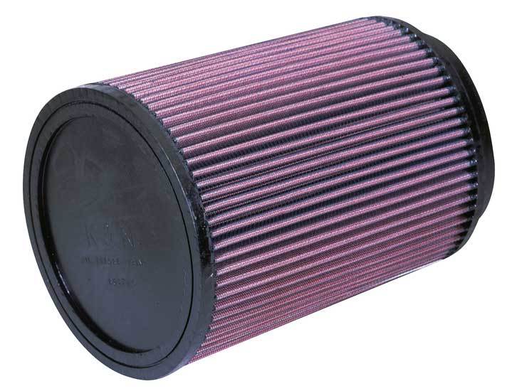 K And N Engineering Air Filter Element - Round - Clamp-On - 6.5 in Diameter - 9 in Tall - 5 in Flange - Reusable