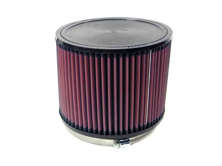K And N Engineering Air Filter Element - Round - Clamp-On - 7.5 in Diameter - 6 in Tall - 6 in Flange - Reusable