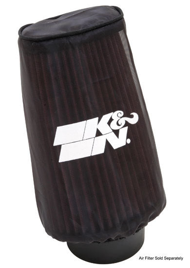 K And N Engineering Air Filter Wrap - Precharger - Reusable - 4 in OD Base - 3.5 in OD Top - 7 in Tall - Polyester -
