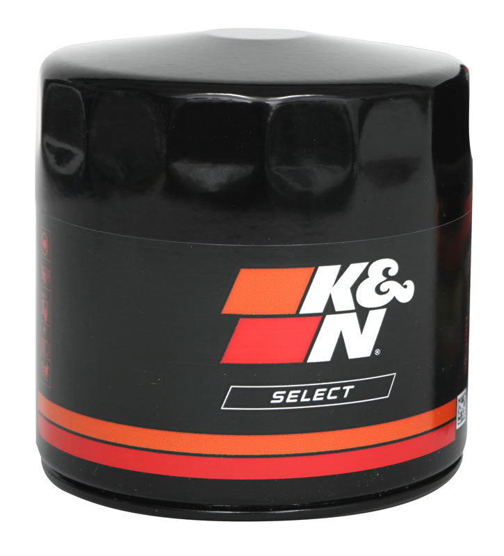 K And N Engineering Oil Filter - Canister - Screw-On - 2.688 in Tall - 3/4-16 in Thread - Steel - Black Paint -