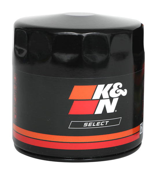 K And N Engineering Oil Filter - Canister - Screw-On - 2.656 in Tall - 20 mm x 1.5 Thread - Steel - Black Paint -