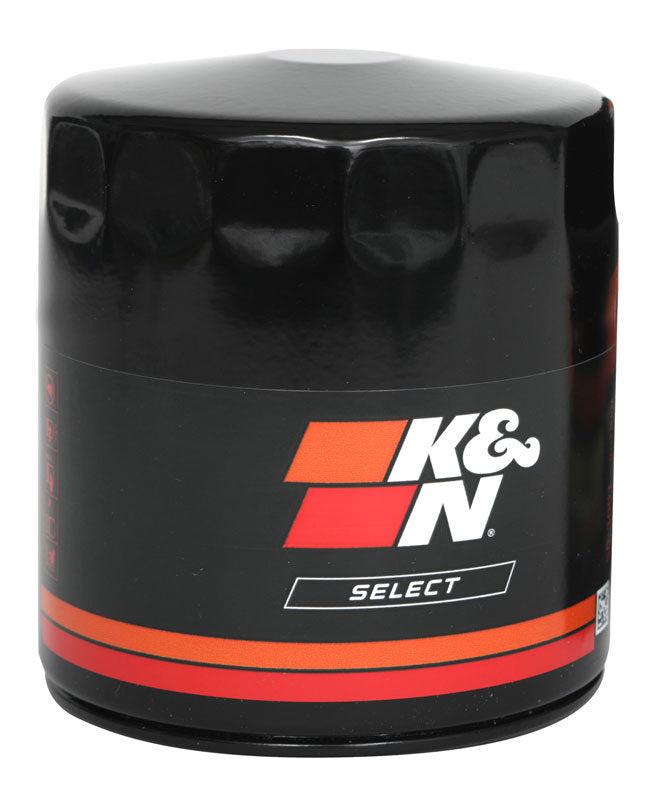 K And N Engineering Oil Filter - Canister - Screw-On - 3.344 in Tall - 20 mm x 1.5 Thread - Steel - Black Paint -
