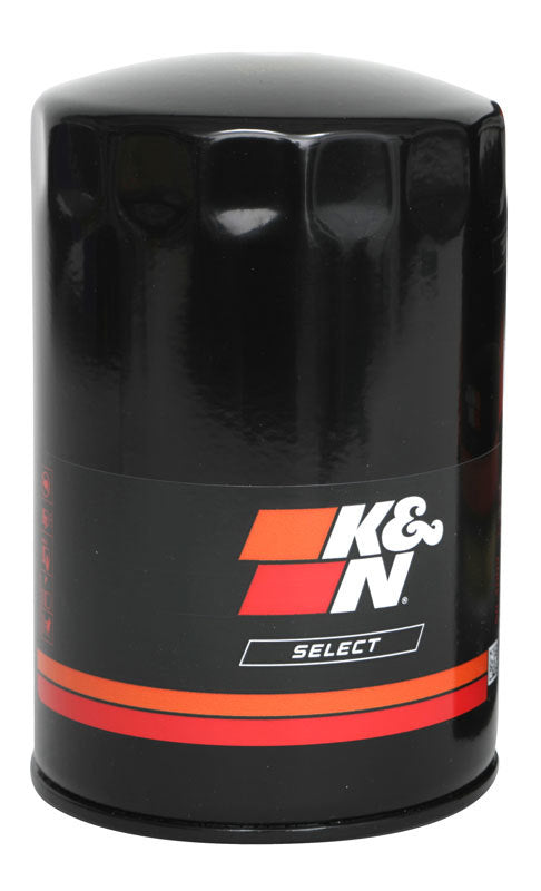K And N Engineering Oil Filter - Canister - Screw-On - 4.438 in Tall - 22 mm x 1.5 Thread - Steel - Black Paint -