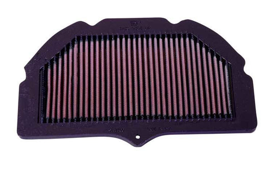 K And N Engineering Air Filter Element - Trapezoidal - 11.375 x 6.75 in - 0.813 in Tall - Reusable Cotton - Red -