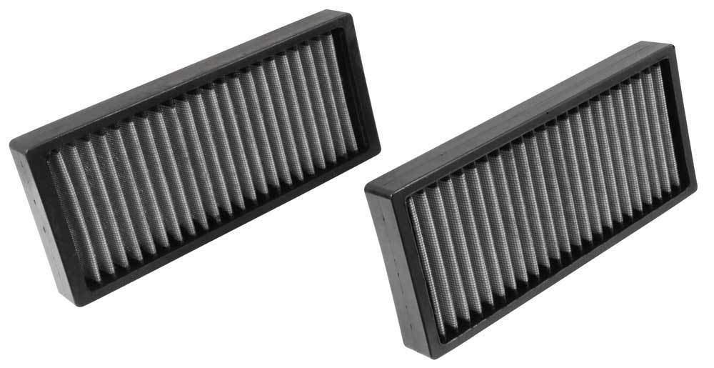 K And N Engineering Cabin Air Filter - Panel - 8.875 x 4 in - 1 in Tall - Synthetic - White - Nissan Fullsize Truck /