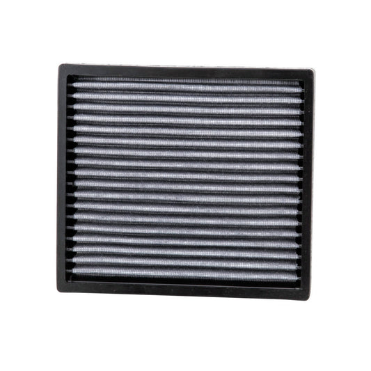 K And N Engineering Air Filter Element - Panel - 8.469 x 7.656 in - 1.156 in Tall - Reusable Cotton - White - Cabin -