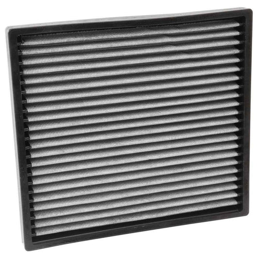 K And N Engineering Cabin Air Filter - Panel - 9.875 x 8.875 in - 0.750 in Tall - Synthetic - White - Various