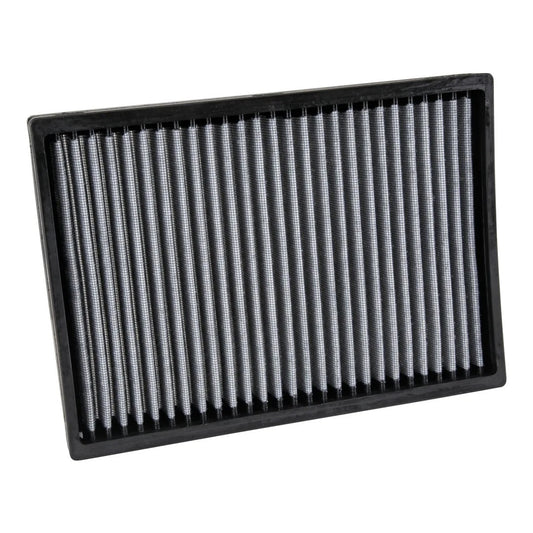 K And N Engineering Cabin Air Filter - Panel - 10.875 in x 7.813 in - 1.125 in Tall - Synthetic - White - Dodge