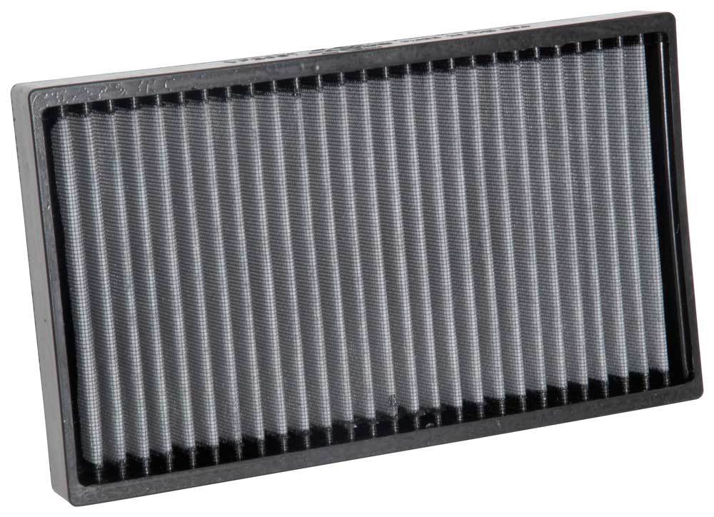 K And N Engineering Cabin Air Filter - Panel - 10.938 x 6.5 in - 1.125 in Tall - Synthetic - White - Maserati Ghibli /