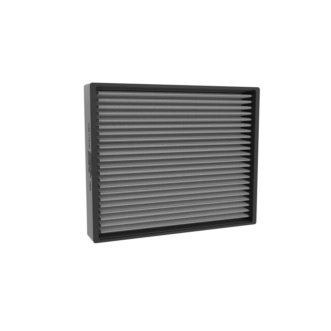 K And N Engineering Cabin Air Filter - Panel - 10.875 in x 8.875 in - 1.563 in Tall - Synthetic - White - Various