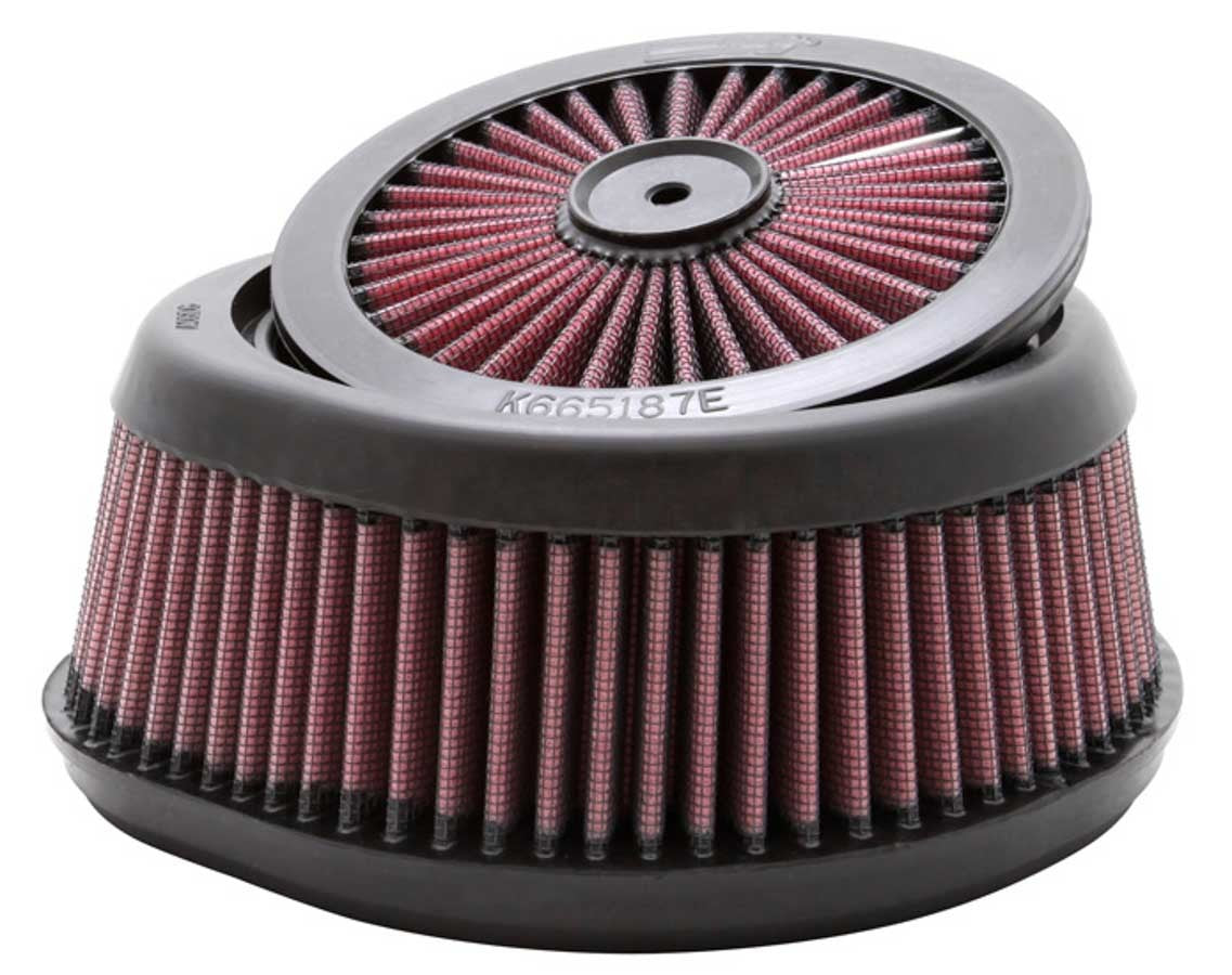 K And N Engineering Air Filter Element - Reusable Cotton - Red - Suzuki / Yamaha - Each