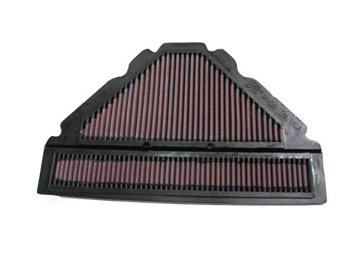 K And N Engineering Air Filter Element - Panel - Reusable Cotton - Red - Yamaha YZ 1996-2007 - Each
