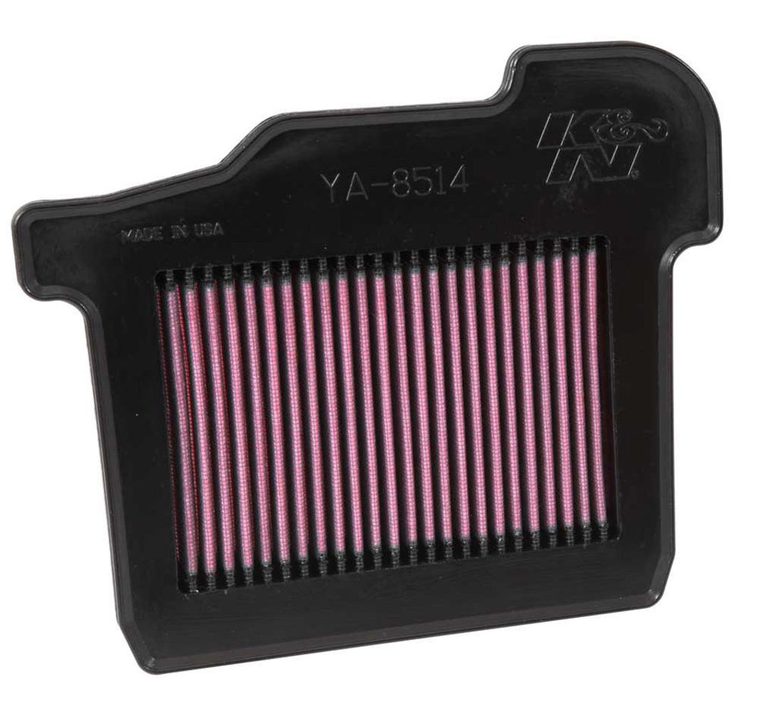 K And N Engineering Air Filter Element - Panel - Reusable Cotton - Red - Yamaha Motorcycles 2014-20 - Each