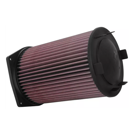 K And N Engineering Air Filter Element - Conical - 6.375 x in Base - 6.563 in Top - 9.188 in Tall - Reusable Cotton -